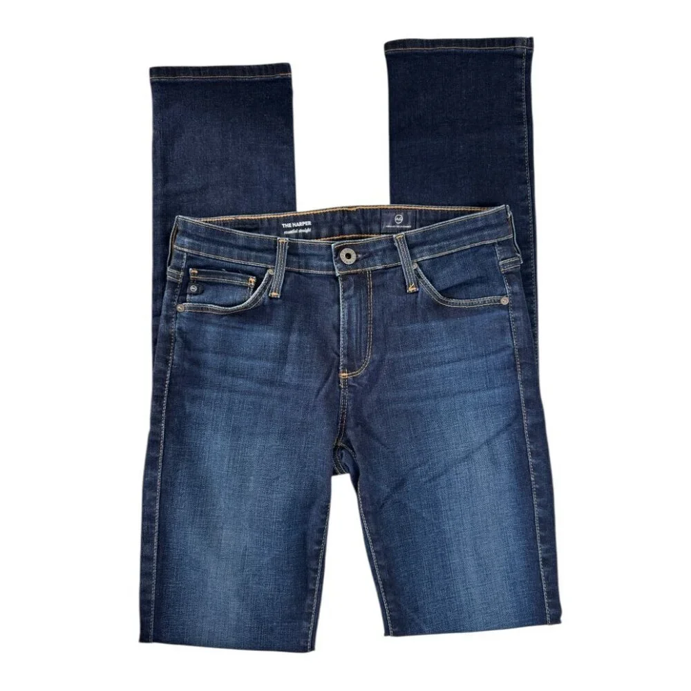 AG Adriano Goldschmied The Harper Essential Straight Leg Jean 25 - Picture 4 of 9